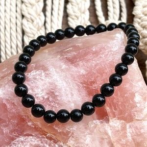 Black Obsidian Crystal Bracelet